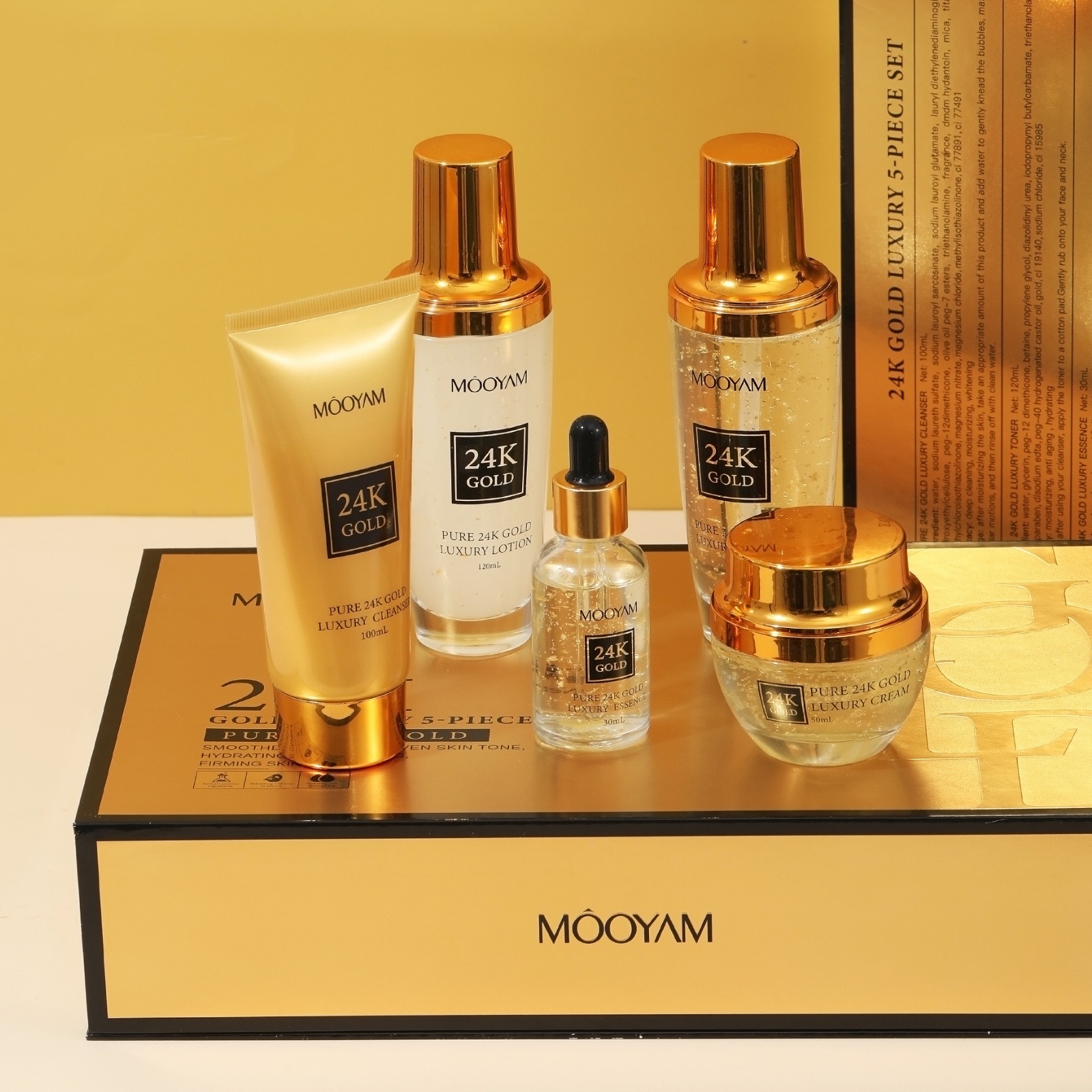 Luxury Skincare Anti Aging - Perawatan Kulit 24K Gold LUXURY Pelembap