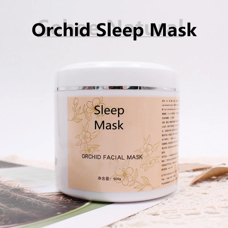 Luxury Skincare Anti Aging - Masker Wajah Tidur Anggrek Mewah Pengisian