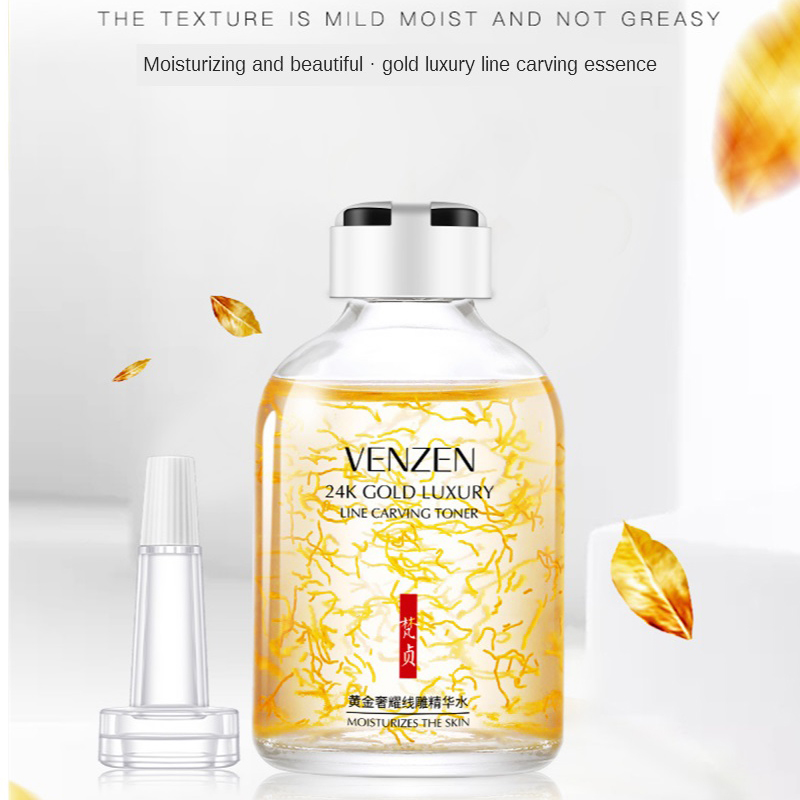 24K Emas Line Ukiran Toner Pel - Luxury Skincare Anti Aging ulasan dan harga